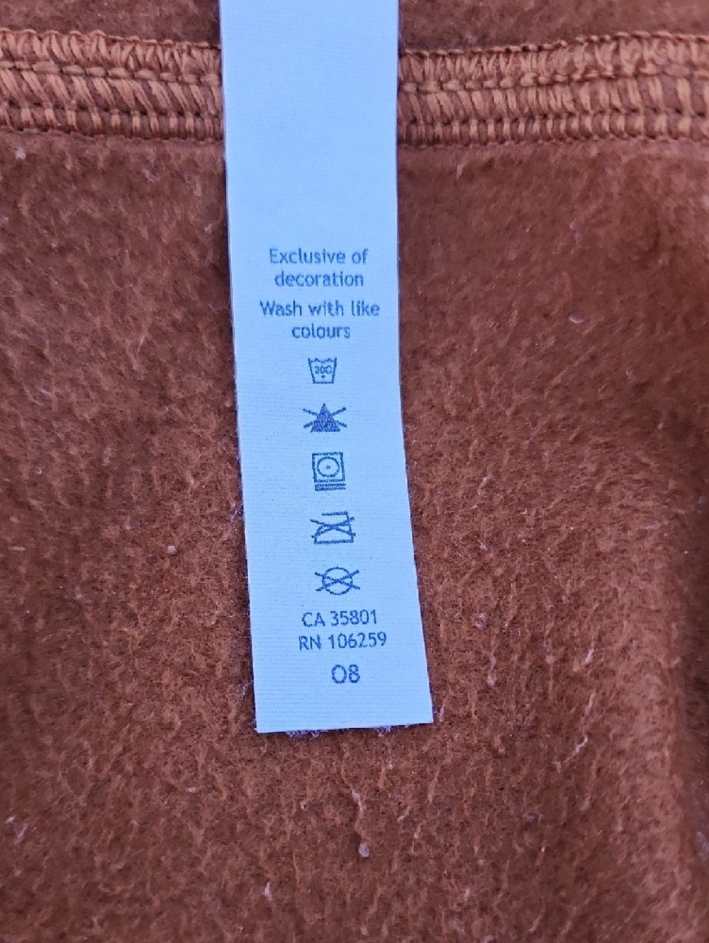Lululemon Scuba Half-Zip Hooded Sweatshirt in Copper Brown Medium / Large - Picture 7 of 11